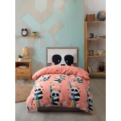 Hanah home Set Single posteljine Panida, 140x200cm, Roze