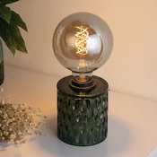 Namizna svetilka Pauleen Crystal Magic iz zelenega stekla - Dnevna soba/jedilnica - Sodobni - temno zelena - Steklo
