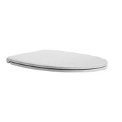 SAPHO MODO WC sedalo, belo mat s krom detajli, Soft Close, Quick Release, trpežen duroplast