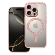 OEM Ohišje za iPhone 16 PRO Electro Mag Cover, združljivo z MagSafe, zlato-roza
