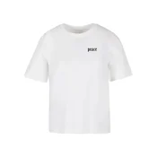 Womens T-shirt Peace Hand white