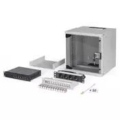 Digitus DN-49100-SET predal 6U Stenska polica Siva