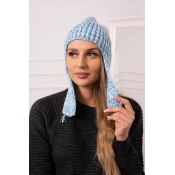 marka niezdefiniowana Womens long eared cap Jana K314 turquoise