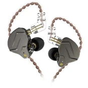 KZ ZSN PRO hybridné HiFi slušalice, siva