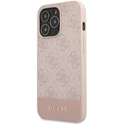 GUESS Maska za telefon iPhone 15 Pro 6.1 GUHCP15LG4GLPI, Roze