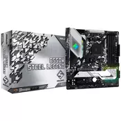 ASROCK osnovna plošča B550M Steel Legend (AMD B550, mATX, s. AM4)