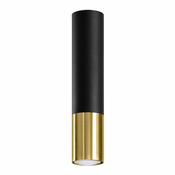 Sollux SL.0951 - Spot svetiljka LOOPEZ 1xGU10/10W/230V crna/zlatna