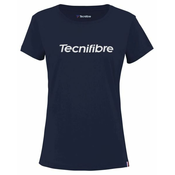 Majica kratkih rukava za djevojcice Tecnifibre Club Cotton Tee - marine