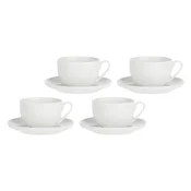 LA PORCELLANA BIANCA CORTE Set 4 skodelic s podstavkom 450 ml