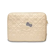HELLO KITTY Hello Kitty Zip PU prešita torbica s pentljami - 13 / 14 torbica za prenosnik (zlata)