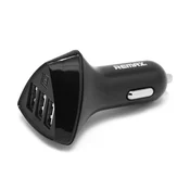 REMAX Alien 12V–24V 3xUSB 4.2A crni punjac za automobil