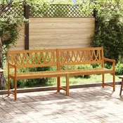 Zunanja klop Naravna 220 x 55,5 x 90 cm Masiven les akacije