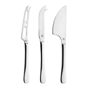 3-piece cheese knife set, stainless steel, Windsor - Grunwerg
