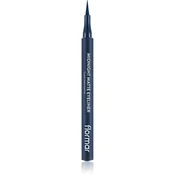 flormar Midnight Matte Eyeliner črtalo za oči v obliki flomastra z mat učinkom odtenek 03 Dark Blue 1 ml