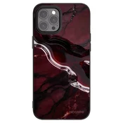 Silikonski črni ovitek za Apple iPhone 12 Pro Max - Cherry stone