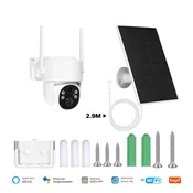 KJB Solarna zunanja kamera Wi-Fi PTZ, IP65, baterija 6000 mAh