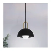 Eglo 56459 - Luster na sajli CALMANERA 1xE27/40W/230V crna