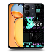 Crna silikonska maskica za Xiaomi Redmi 13C - RETRO