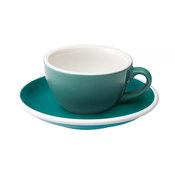 Loveramics Egg - Flat White 150 ml Cup and Saucer - Teal