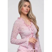 Ženska bluza z ombre čipko