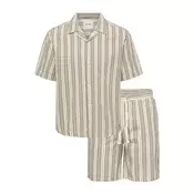 Only & Sons Trenirka za tek ONSCRUZ  čokolada / volneno bela