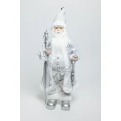 AMC HOME Novogodišnja figura Deda Mraz, 60cm, Srebrni
