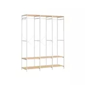 Songmics omara odprti obešalnik za oblačila 40x141x180 cm Bež