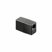 Modularni adapter 2 RJ11 ženski 6P6C, črni