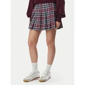 Tommy Jeans Trapezno krilo DW0DW23441 Bordo rdeča Regular Fit