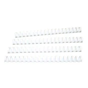 Spirale PVC 16 mm, bele, 100 kos