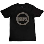 Kiss Buzzsaw Logo (Hi-Build) Black L Majica