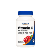 Nutricost – Vitamin C s šipkom, 120 kapsul