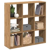 Pregrada / regal za knjige boja hrasta 102x29x103,5 cm drveni