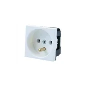 shumee Vtičnica 2P+Z modul 45X45 16A/250V bela 2000-42