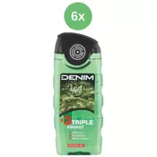 Denim Wild gel za tuširanje 6x250 ml