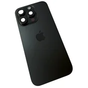 Originalni zadnji ovitek ORG Plecki razreda B za Apple iPhone 16 Pro, črne barve