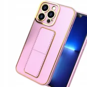 Ovitek z oporo New Kickstand Case za iPhone 12 Pro, roza