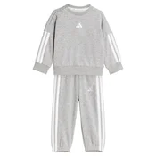 ADIDAS SPORTSWEAR Športna trenirka Essentials pegasto siva/bela