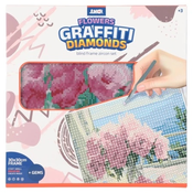 Junior graffiti diamonds blind ram sa bockalicama cvece bela 30x30cm ( 132966 )