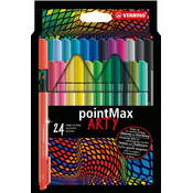 Flomasteri Stabilo Arty - pointMax, 24 boje