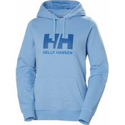 Helly Hansen Womens HH Logo Hoodie Bright Blue M