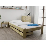 Postelja ADA 80 x 200 cm bor Posteljno dno: Z lamelnim dnom, Vzmetnica: Vzmetnica Somnia 17 cm