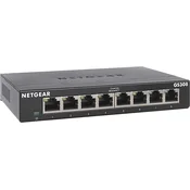 Netgear NETGEAR GS308 Gigabitni mrežni prekidac, 8-portni, bez ventilatora