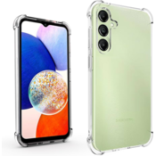 Silikonski ovitek ANTISHOCK za Samsung Galaxy S24 FE - prozoren