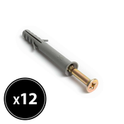 Zidni vložek + vijak - 8 x 60 mm - 12 kosov/paket