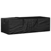 Vreca za pohranu vrtnih jastuka crna 135x40x55 cm polietilen