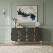 Hanah Home Komoda, 120x75x32cm, Antracit