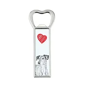 Artdog Perzijski hrt, Saluki - odpirač za steklenice s psom, personaliziran odpirač za hladilnik, unikatno darilo za moškega Art-Dog