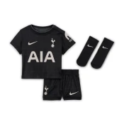 Tottenham Hotspur 2025/26 Stadium Away Baby/Toddler Nike Football Replica 3-Piece Kit - Black - Polyester - 50% Recycled Polyester