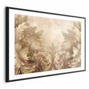 shumee Plakat - Rezbarjeni okraski v sepia tonih